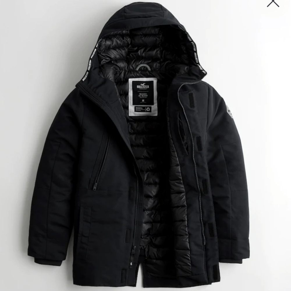Hollister BLack Coat